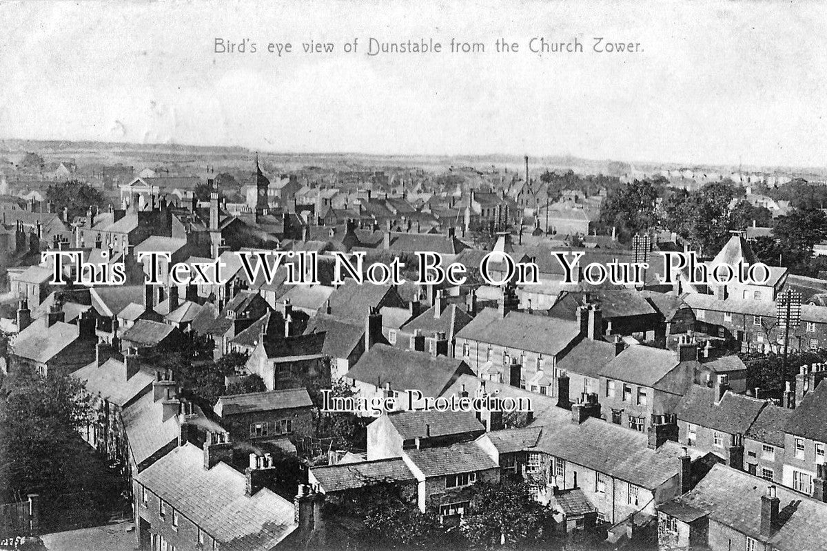 BF 322 - Dunstable From The Church Tower, Bedfordshire