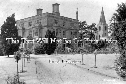 BF 339 - Pavenham country House, Bedfordshire c1908