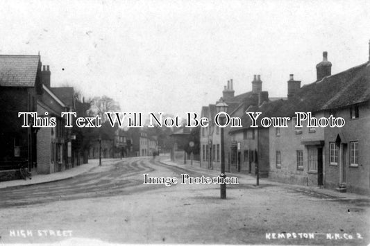 BF 34 - High Street, Kempston, Bedfordshire c1919