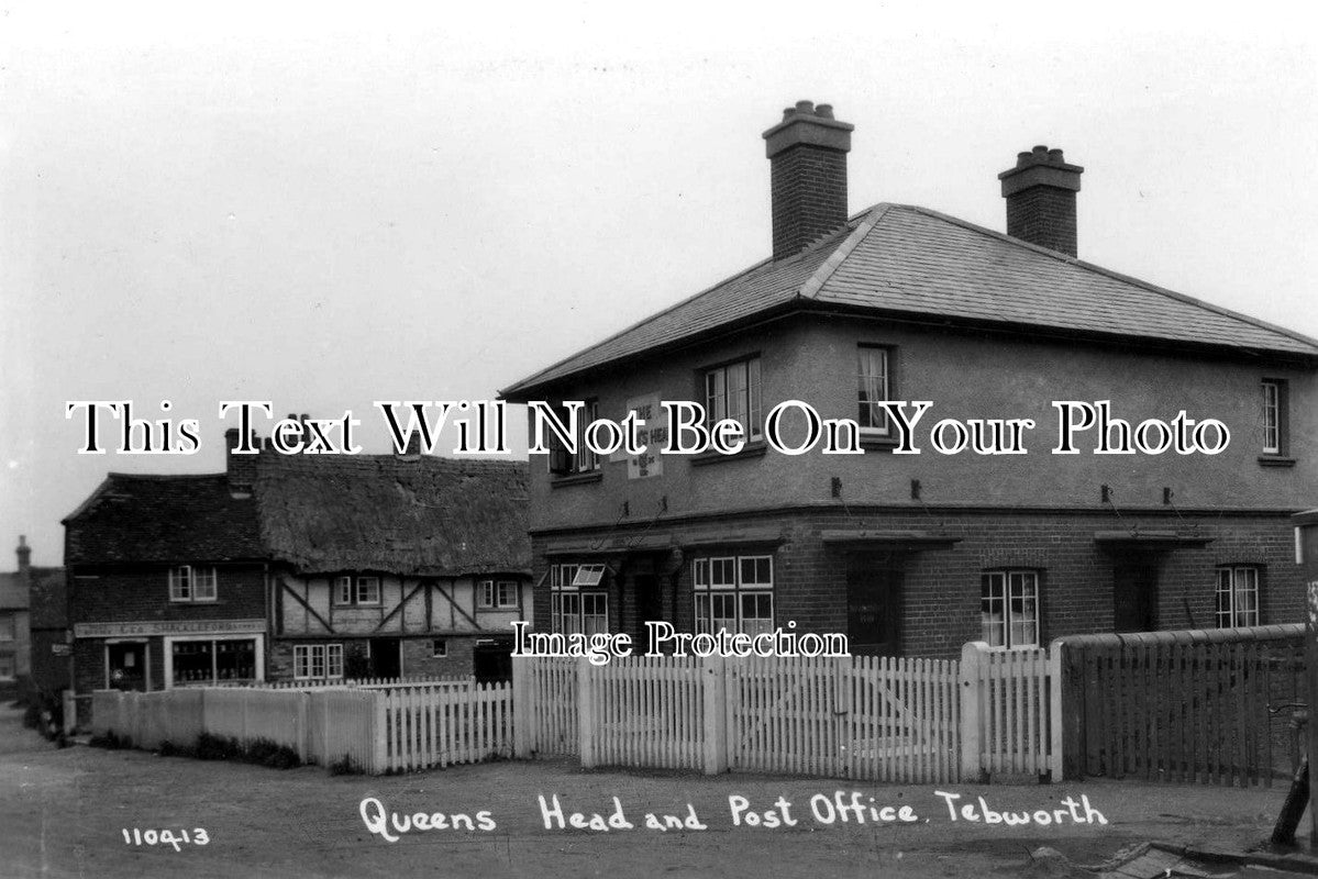 BF 364 - Queens Head Pub & Post Office, Tebworth, Bedfordshire
