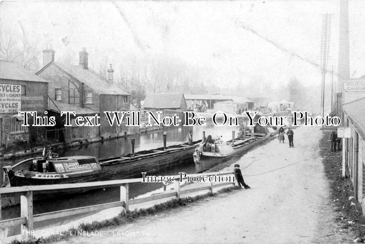BF 366 - The Canal At Linslade, Leighton Buzzard, Bedfordshire c1914