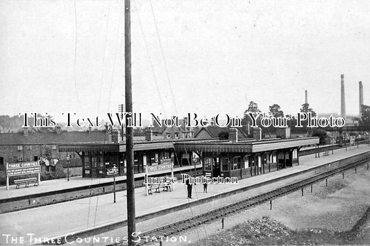 BF 369 - Three Counties Railway Station, Arlesey, Bedfordshire c1911