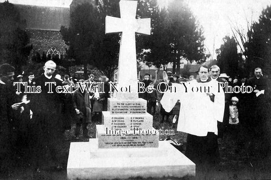 BF 409 - Service At War Memorial, Roxton, Bedfordshire