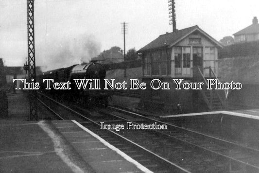 BF 412 - Train Approaching Biggleswade Railway Station, Bedfordshire c1936