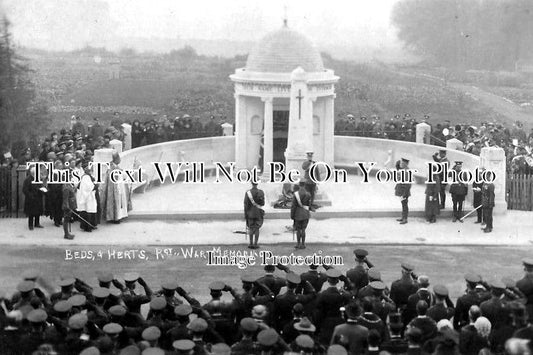 BF 459 - Service At Beds & Herts Regiment War Memorial, Kempston, Bedfordshire