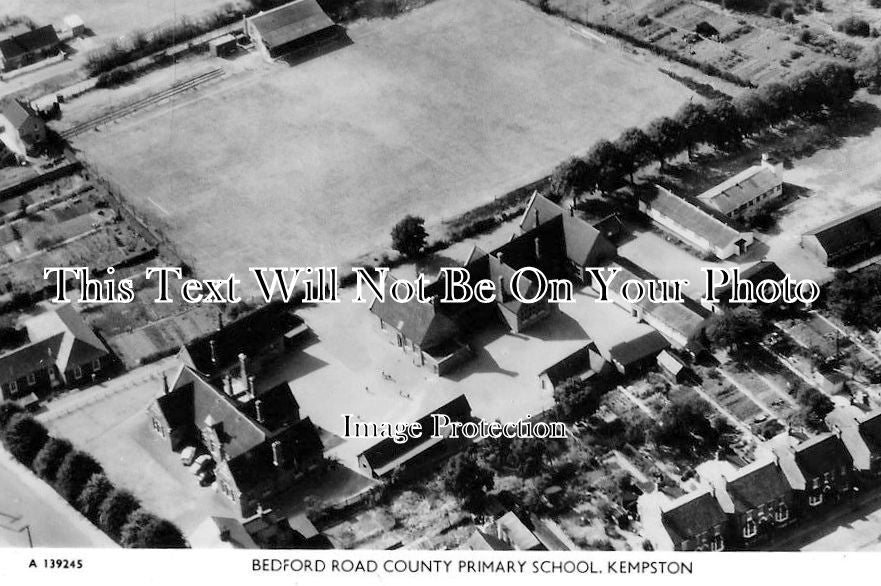 BF 460 - Bedford Road County Primary School, Aerial View, Bedfordshire