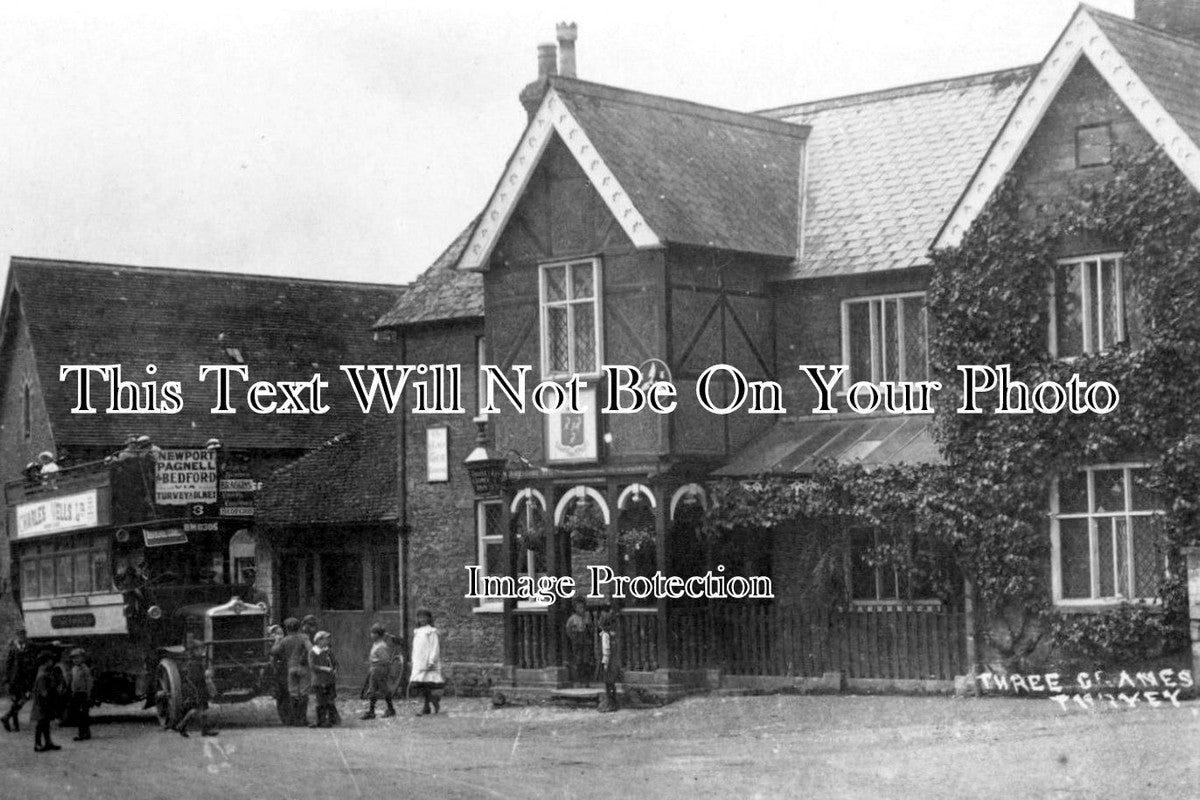 BF 503 - Three Cranes Pub, High Street, Turvey, Bedfordshire