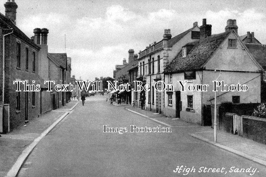 BF 513 - High Street, Sandy, Bedfordshire c1948