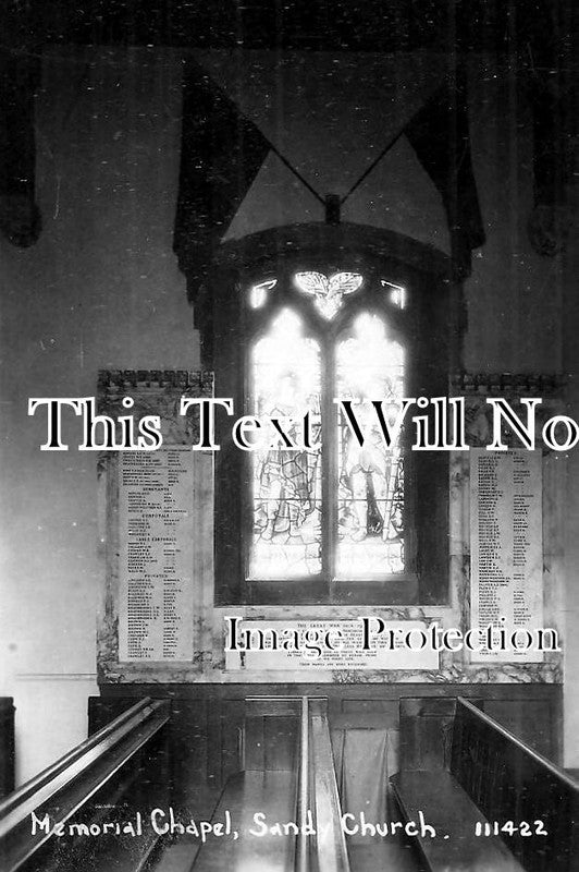 BF 515 - Great War Heroes, Memorial Chapel, Sandy Church, Bedfordshire