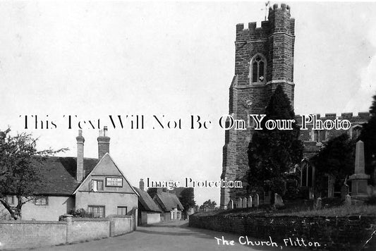 BF 520 - The Church & The White Hart Inn, Flitton, Bedfordshire c1931