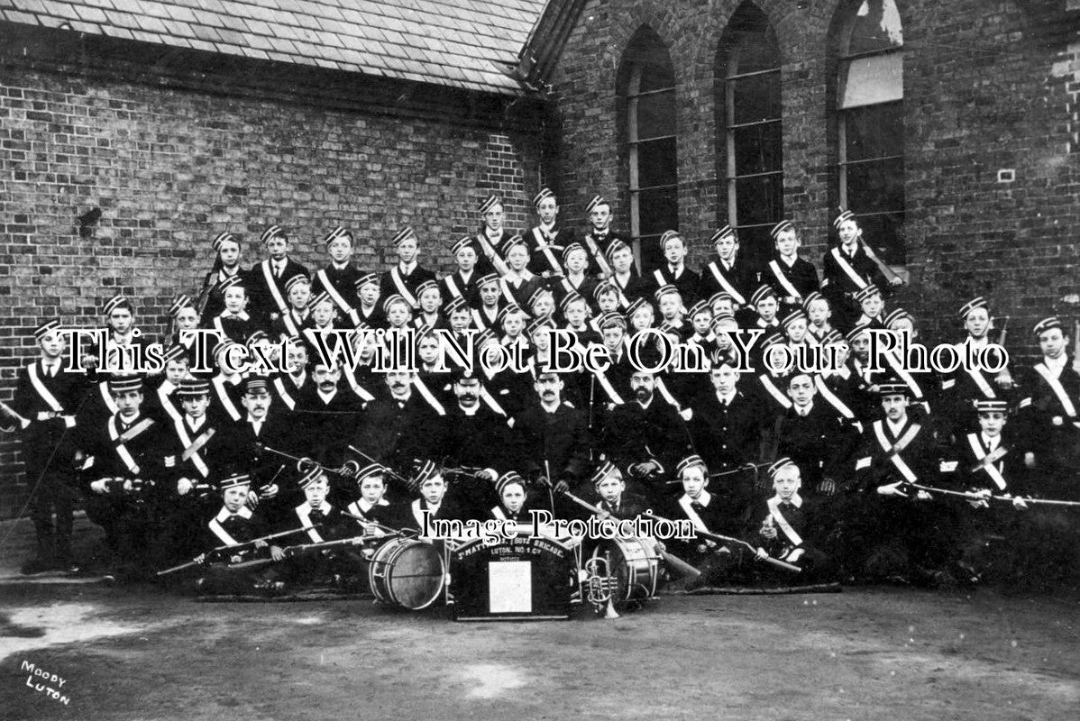 BF 522 - St Matthews Boys Brigade, Luton, Bedfordshire c1905