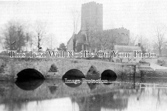 BF 529 - Church & Bridge, Felmersham, Bedfordshire