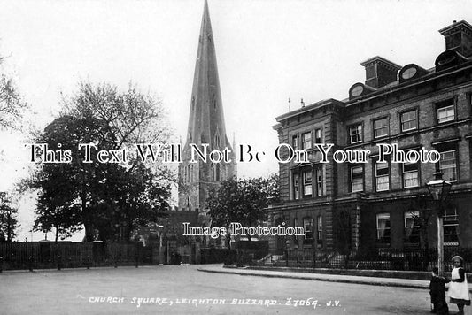 BF 558 - Church Square, Leighton Buzzard, Bedfordshire c1915