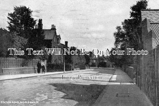 BF 57 - Station Road, Biggleswade, Bedfordshire c1938