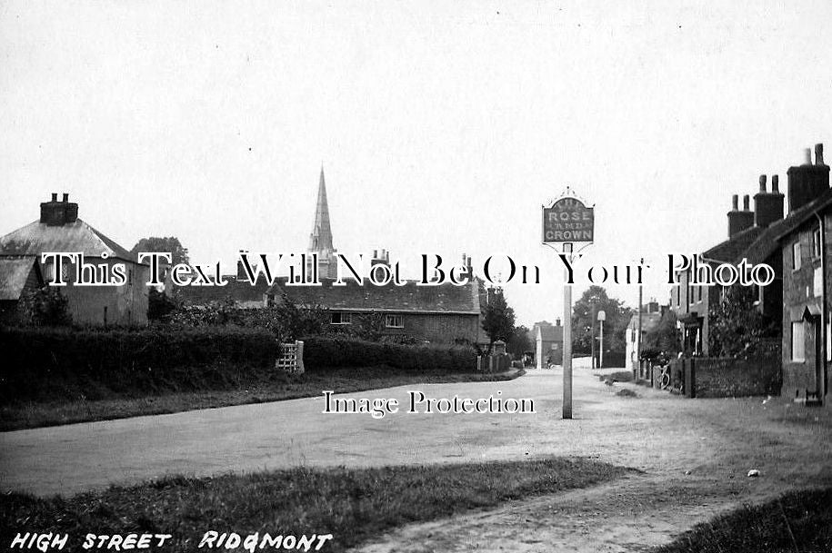 BF 571 - Rose & Crown Inn, High Street, Ridgmont, Bedfordshire