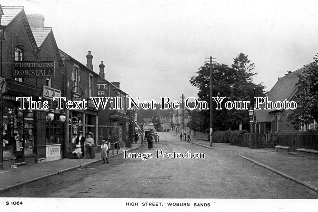 BF 576 - High Street, Woburn Sands, Bedfordshire c1908
