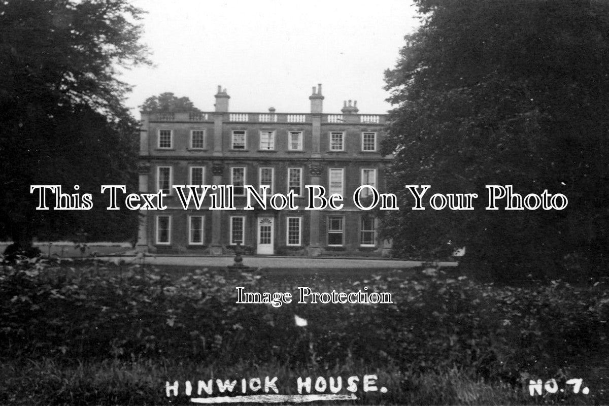 BF 588 - Hinwick House, Near Podington, Bedfordshire c1920