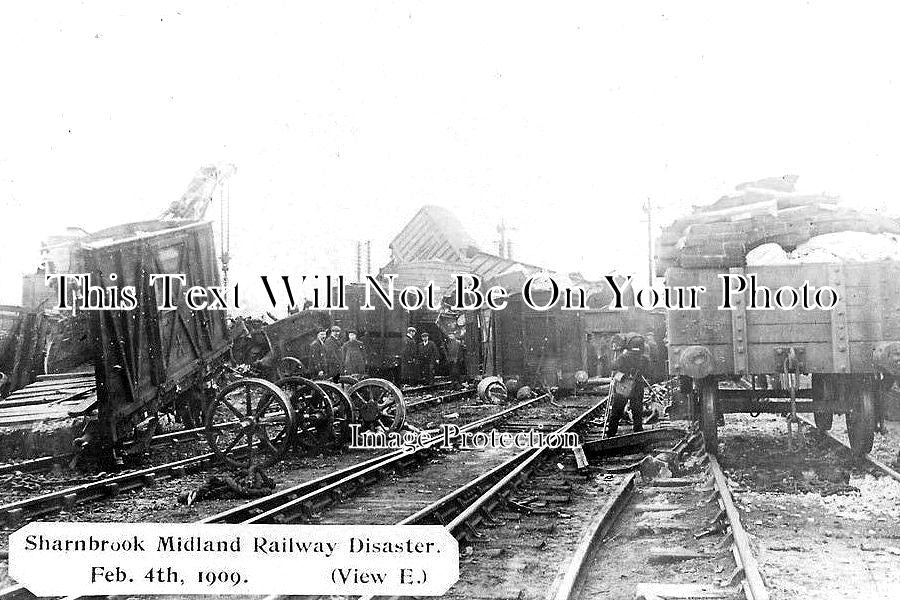 BF 606 - Sharnbrook Midland Railway Disaster, Bedfordshire 1909