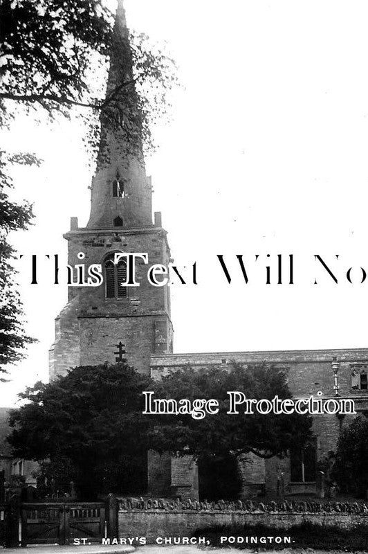 BF 620 - St Marys Church, Podington, Bedfordshire c1920