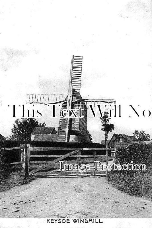 BF 631 - Keysoe Windmill, Mill, Bedfordshire c1906