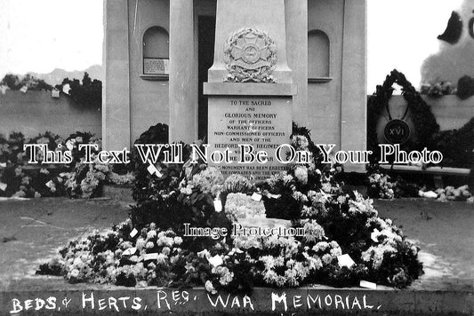 BF 679 - Dedication Of Ampthill War Memorial, Bedfordshire WW1