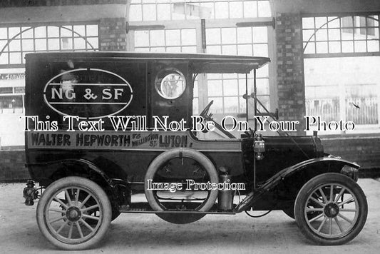 BF 695 - W Hepworth Van, Wellington Street, Luton, Bedfordshire c1920
