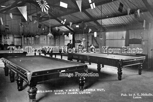 BF 717 - Billiard Room, YMCA Victoria Hut, Biscot Camp, Luton, Bedfordshire
