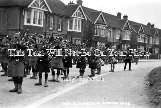 BF 74 - Pipers Argyll & Sutherland Highlanders, Bedford, Bedfordshire c1914