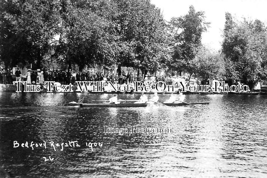 BF 758 - Coxed Fours, The Bedford Regatta, Bedfordshire 1906