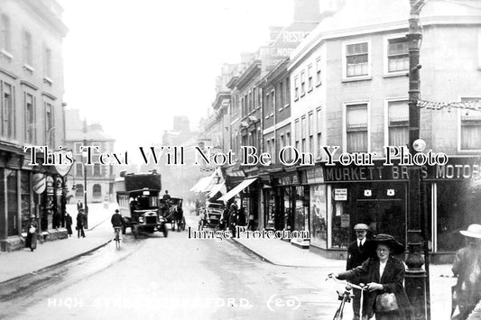 BF 828 - High Street, Bedford, Bedfordshire c1913