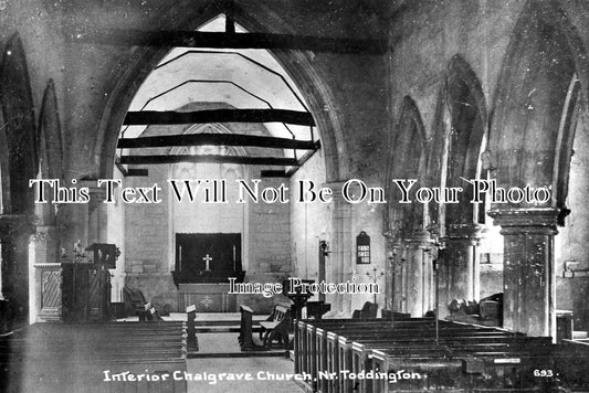BF 831 - Interior Of Chalgrave Church, Bedfordshire
