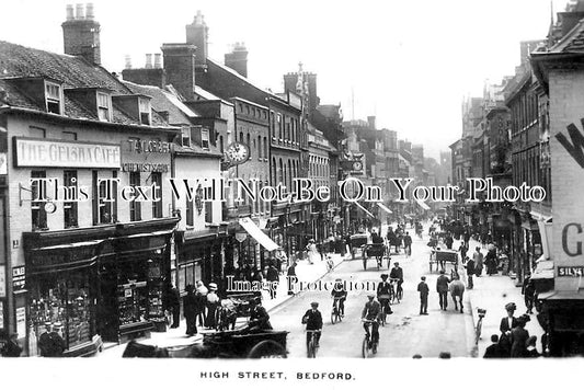 BF 838 - Bedford High Street, Bedfordshire c1910