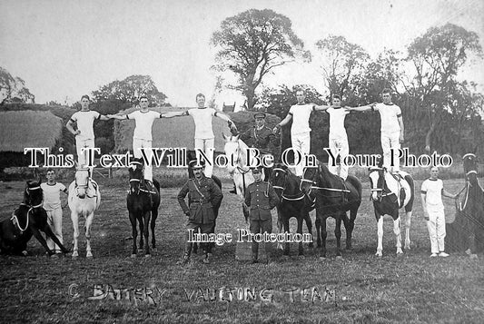 BF 857 - C Battery Horse Mounted Regiment, Luton, Bedfordshire 1918