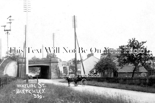 BF 869 - Watling Street, Bletchley, Bedfordshire c1905