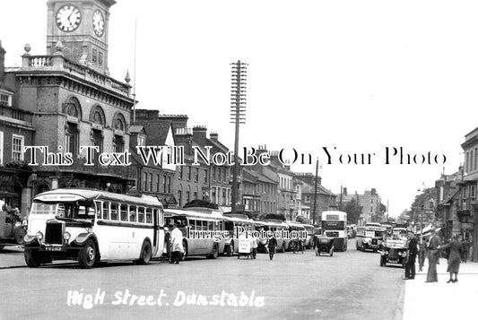 BF 874 - High Street, Dunstable, Bedfordshire c1935