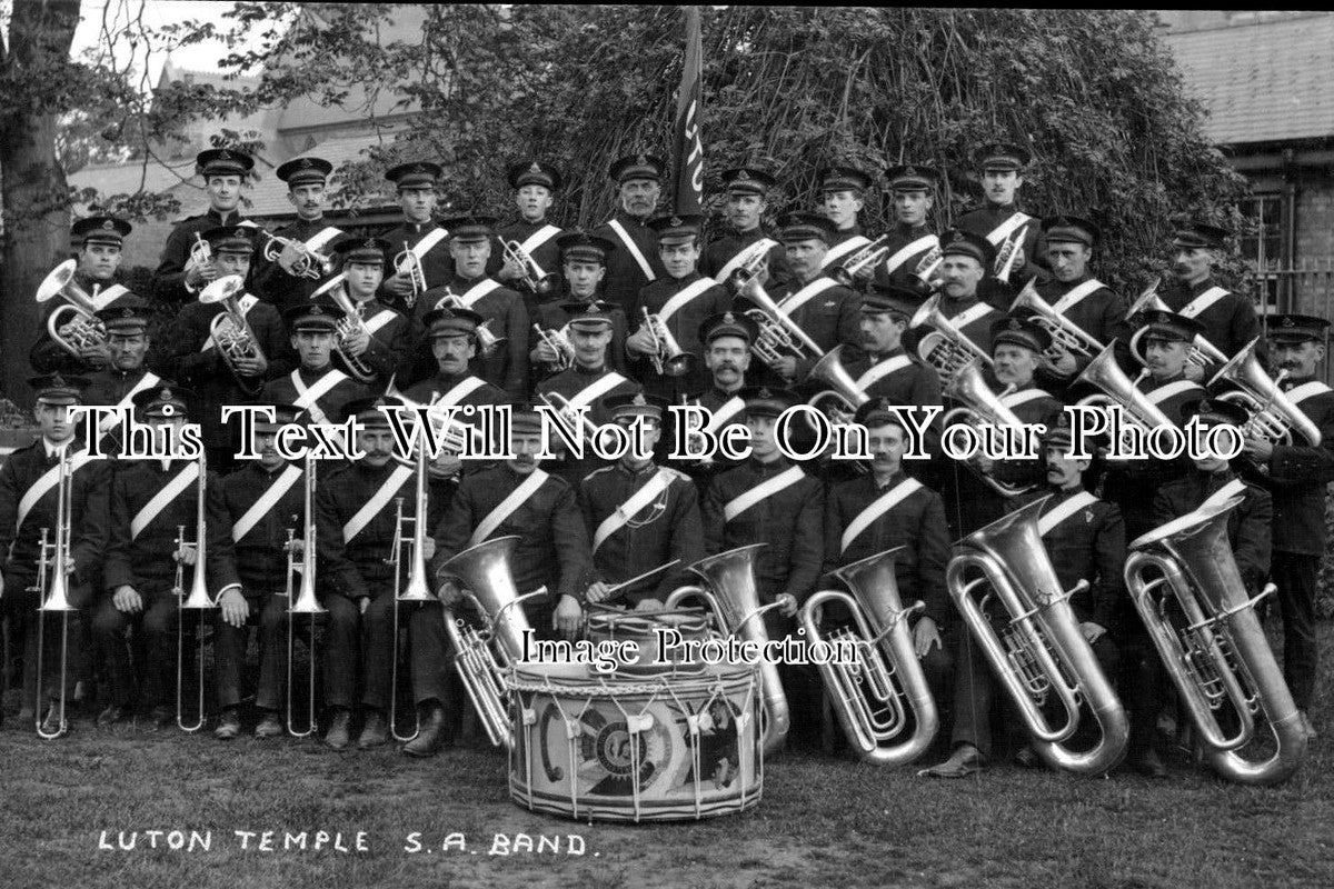 BF 88 - Luton Temple Salvation Army Band, Bedfordshire c1912