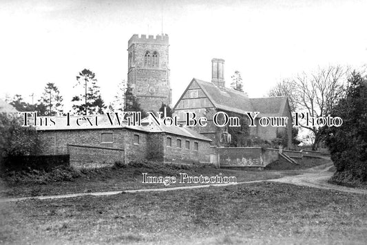 BF 900 - Manor House Farm & Church, Husborne Crawley, Bedfordshire c1905
