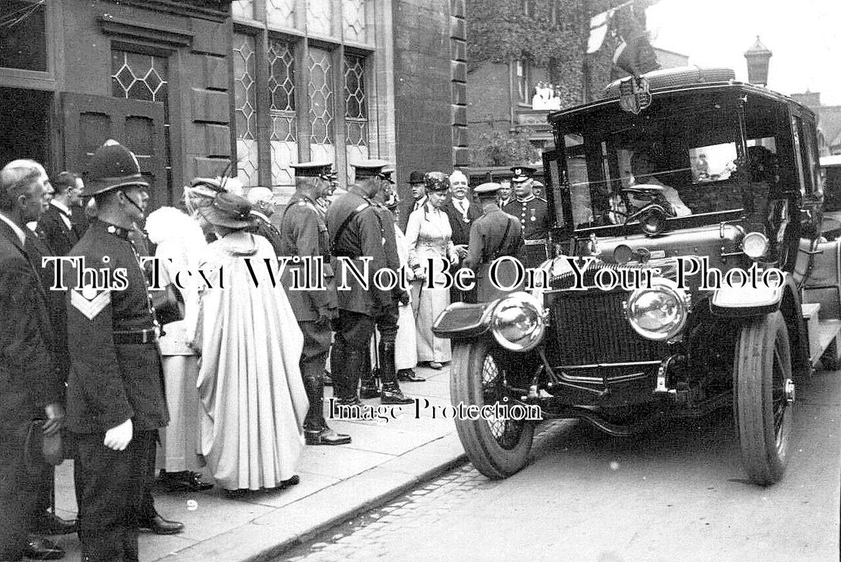 BF 937 - King & Queens Visit To Bedford, Bedfordshire 1918