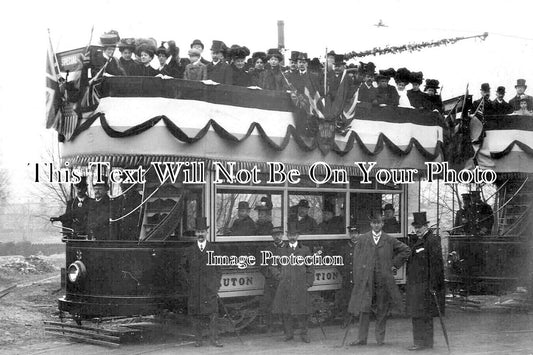 BF 949 - Corporation Tramways Decorated Trams, Luton, Bedfordshire