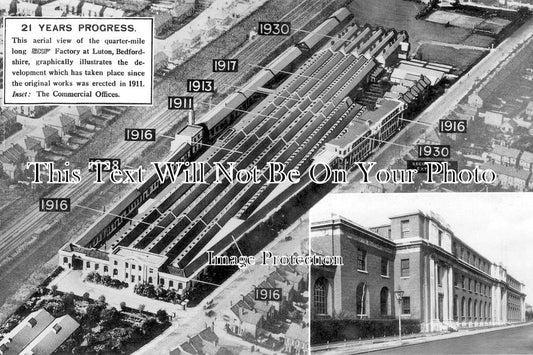 BF 952 - View Of Skefo Ball Bearings Factory, Luton, Bedfordshire