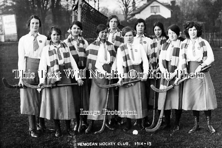 BK 1008 - Hemdean Ladies Hockey Club, Berkshire 1914