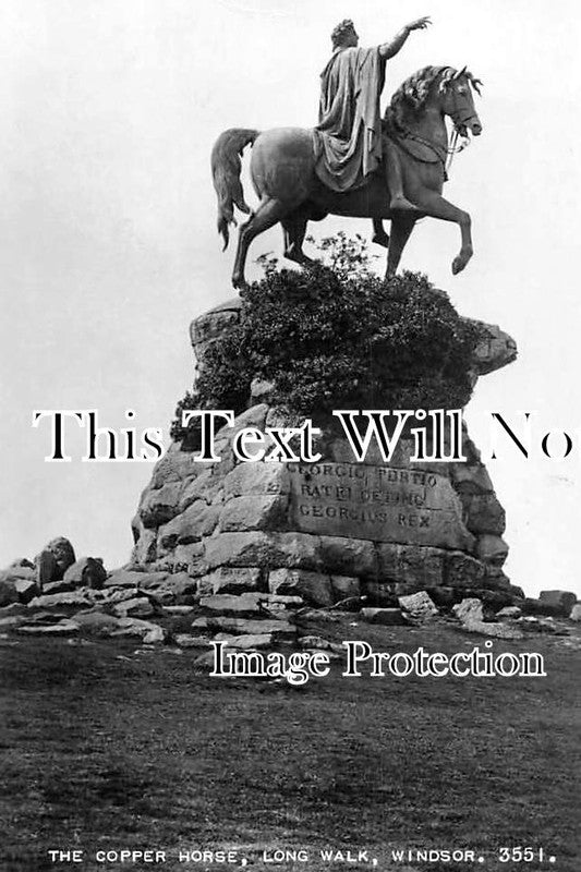BK 1010 - The Copper Horse, Long Walk, Windsor, Berkshire c1954
