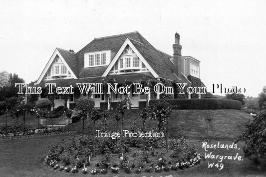 BK 1033 - Roselands, Wargrave, Berkshire c1924