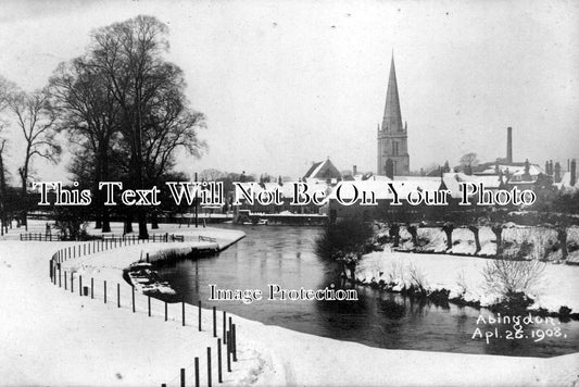 BK 1046 - Abingdon In Snow, Berkshire 1908