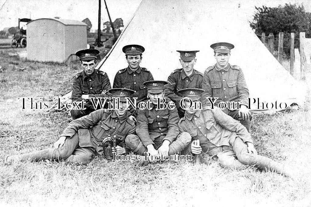 BK 1083 - Kings Own Royal Lancaster Regiment At Waltham Sidings, Berkshire 1914