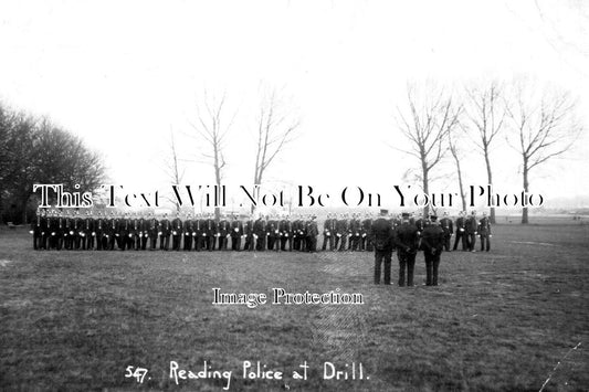 BK 1145 - Police At Drill, Reading, Berkshire