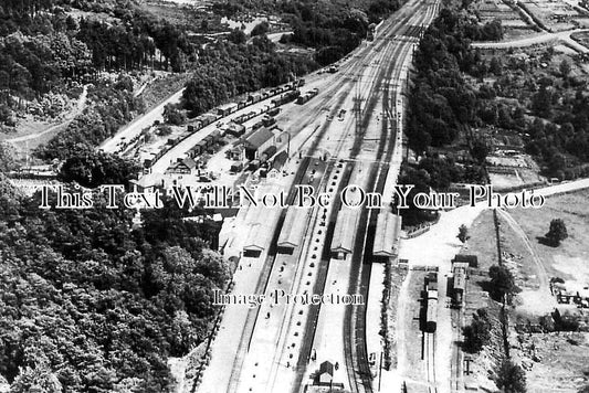 BK 1156 - Ascot Railway Station From The Air, Berkshire