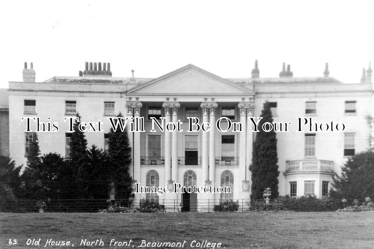 BK 1165 - North Front, Old House, Beaumont College, Windsor, Berkshire