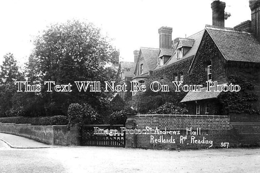 BK 1199 - St Andrews Hall, Redlands Road, Reading, Berkshire c1914