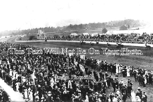 BK 1224 - Passing The Stands, Horse Racing, Ascot, Berkshire c1920